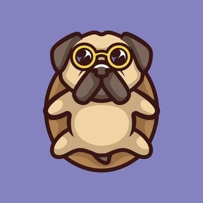 Pug Logo Vector Art, Icons, and Graphics for Free Download