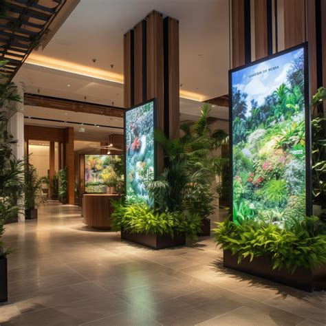 Digital Screens in Lobby Hallway in 2024 | House outside design, Public ...