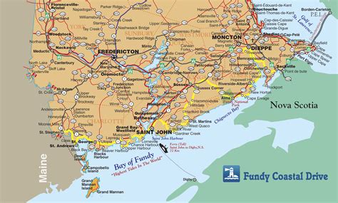 Bay Of Fundy Canada Map - United States Map