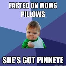 Pink Eye Meme Knocked Up