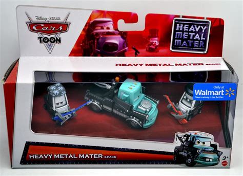 Amazon.co.jp: Mattel Disney – Pixar "Cars Toon Heavy Metal Mater 3 – Pack Only at Walmart Mattel ...