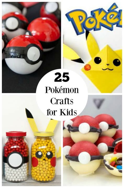 25 Pokémon Crafts for Kids | Kids craft gifts, Spring crafts for kids, Pokemon craft