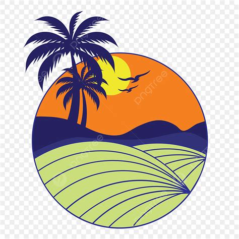 Sunset Logo Clip Art