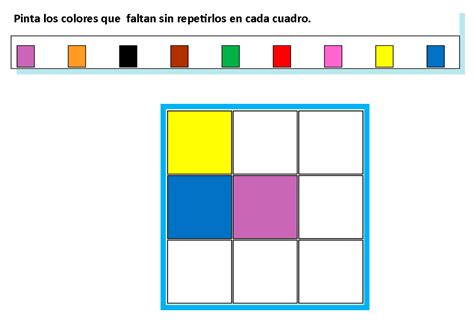 Pasitos al aprendizaje: Sudoku de colores 2