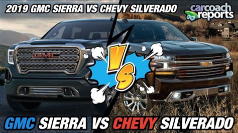 2019 GMC Sierra vs Chevy Silverado - YouTube