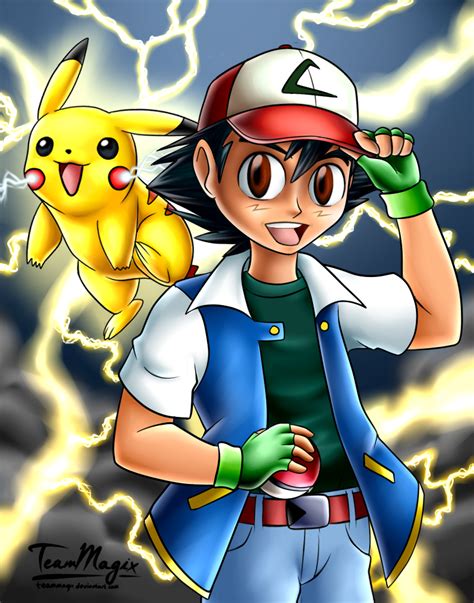 Ash Ketchum by teammagix on DeviantArt