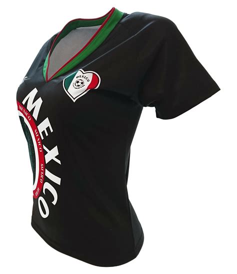 Mexico Women Soccer Jersey Exclusive Design Arza Black Color_Made in ...