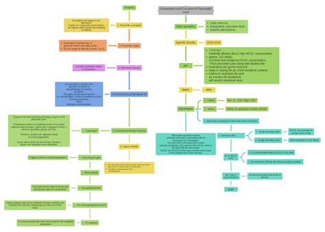 Composition and Functions of Pancreatic Juice, Enzymes - Coggle Diagram