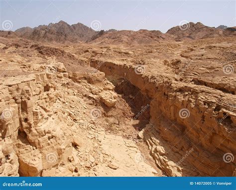 Desert Landscape Of Sinai Peninsula Royalty Free Stock Photo - Image: 14072005