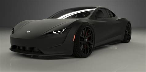 Matte Black Everything Tesla Roadster... Marques, you seeing this? : r/mkbhd