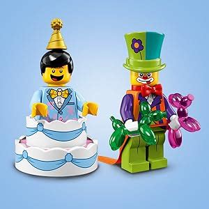 Amazon.com: LEGO Minifigure Series 18: Party - 1 Figure Building Kit 7 ...