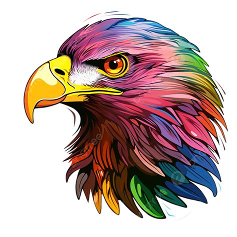 Colorful Eagol Clipart Transparent Background, Colorful Eagol ...