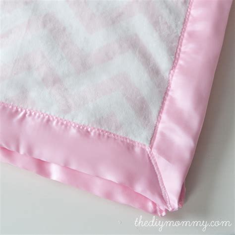 Sew a Double Minky Satin Bound Baby Blanket | The DIY Mommy