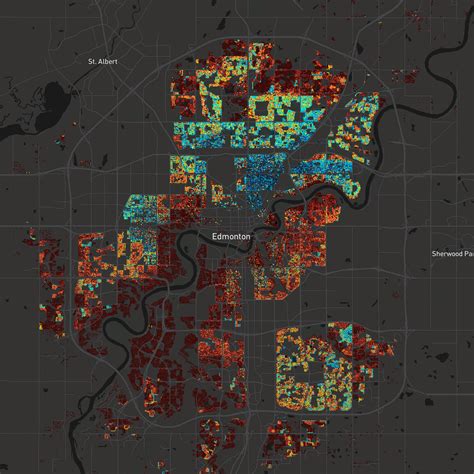 City Of Edmonton Property Value Map - PRORFETY