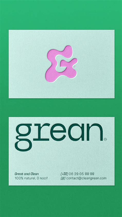 Letters of green brand identity fun and vintage design logo suite ...