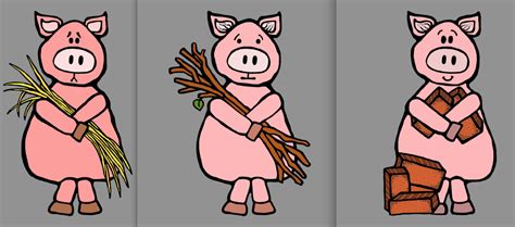 Three Little Pigs PNG HD Transparent Three Little Pigs HD.PNG Images. | PlusPNG