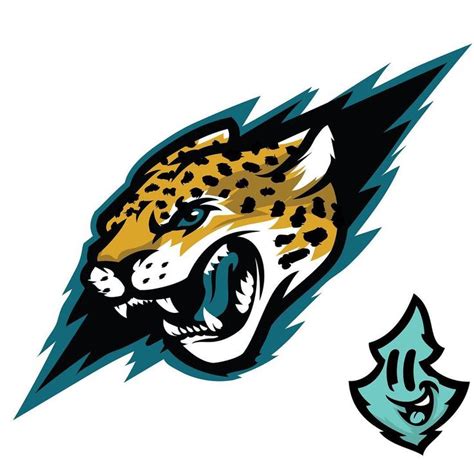 the jacksonville tigers logo is shown on a white background with an aqua and black design