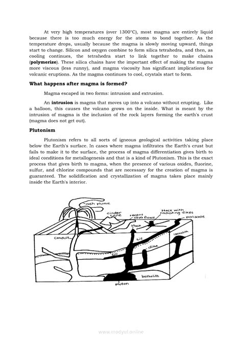 Earth Science Quarter 2 – Module 3: Endogenic Processes: Plutonism and ...