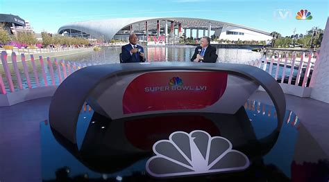 NBC Sports Super Bowl LVI Broadcast Set Design Gallery