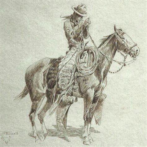 Western Cowboy Drawing at GetDrawings | Free download