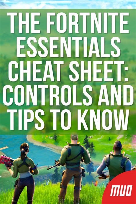 The Fortnite Essentials Cheat Sheet: Controls and Tips to Know | Cheat sheets, Fortnite, Cheating