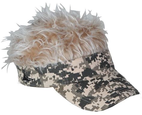 Guy Fieri Flair Hair Camo Visor with Blonde Hair #ConceptOne #FlairHair ...