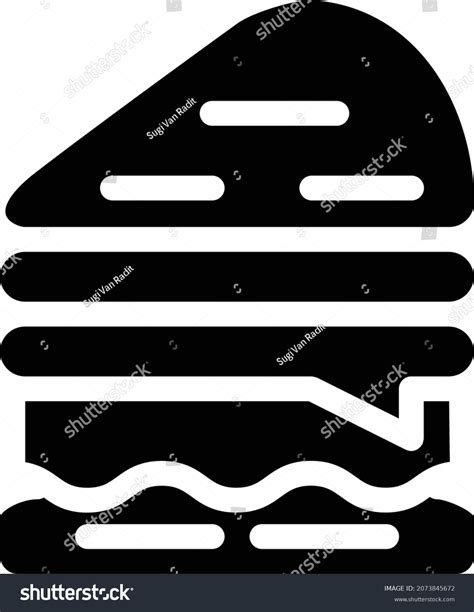 Illustration Sandwich Vector Stock Vector (Royalty Free) 2073845672 | Shutterstock