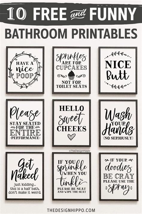 Free Printable Bathroom Art Prints