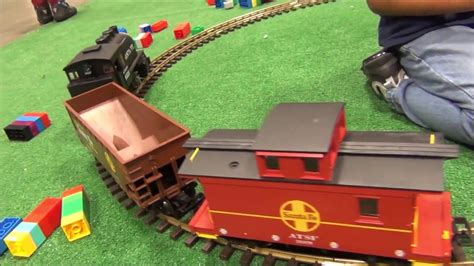 Piko G Scale Train Play Area - YouTube