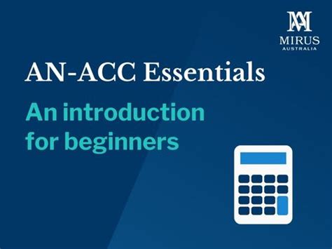 AN-ACC Essentials course - Australian Ageing Agenda