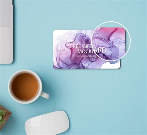 Free Gift Card Mockup Vol 2 PSD Template - Mockup Den