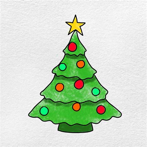 Easy Christmas Drawings - HelloArtsy