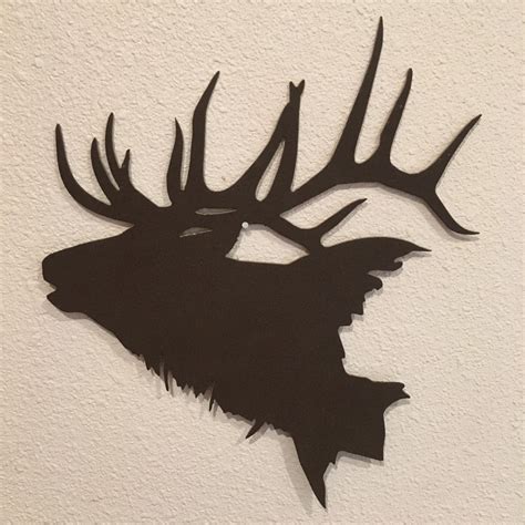 Elk Head Silhouette AN17 | Etsy