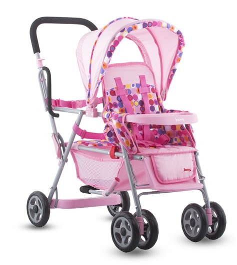 Joovy Toy Doll Caboose Tandem Stroller - Pink Dot 877408000426 | eBay