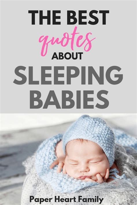 Baby Sleep Quotes- Sweet And Funny Quotes | Sleep quotes, Sleeping baby ...