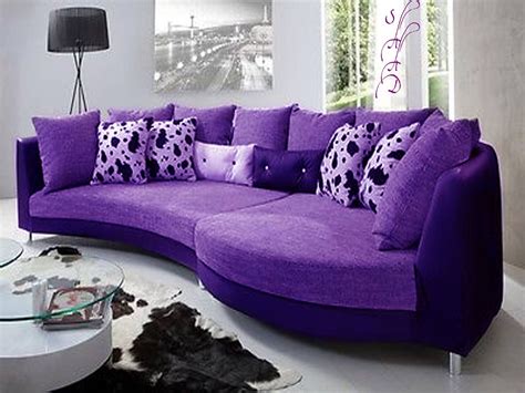 Glory furniture malone purple sectional with ottoman – Artofit