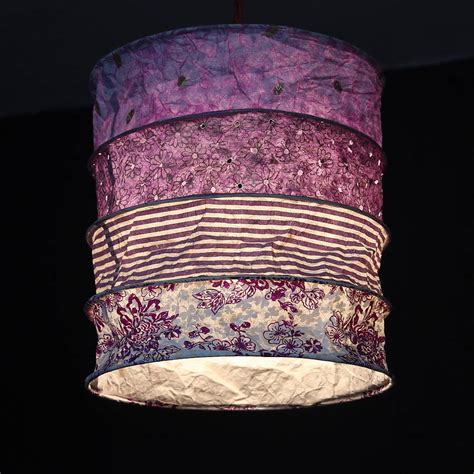 handmade paper lampshade by discover attic. | notonthehighstreet.com