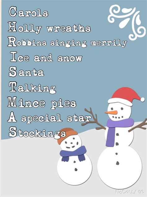 Come SHINE with Room 9: Brendan's acrostic poem for Christmas