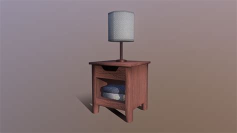 Bedside Table - Download Free 3D model by jspurlin [0cbed49] - Sketchfab