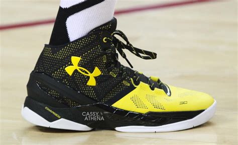 Chris Brown Debuts the Under Armour Curry Two In Black & Yellow | Sole ...