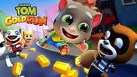 Talking Tom Gold Run : Game Play On IOS - YouTube