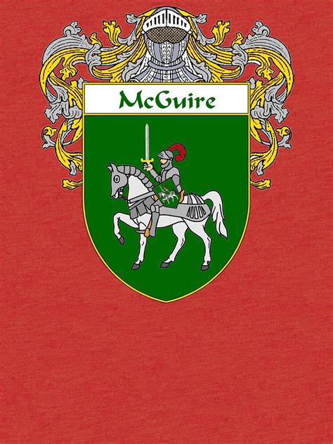 "McGuire Coat of Arms/Family Crest" T-shirt by IrishArms | Redbubble