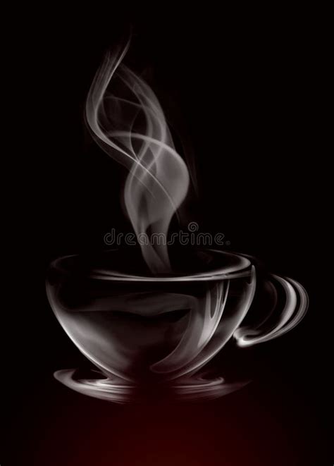 Smoke Cup of coffee stock image. Image of shadow, exquisite - 3247809