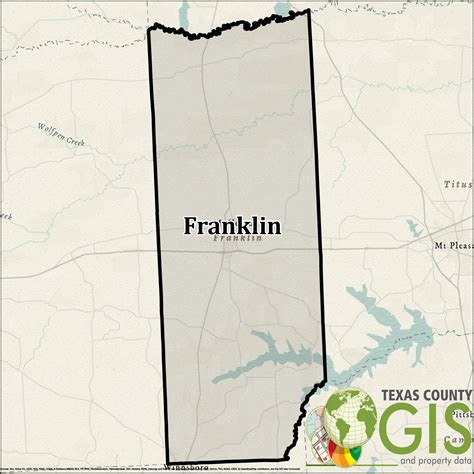 Franklin County, TX | GIS Shapefile & Property Data