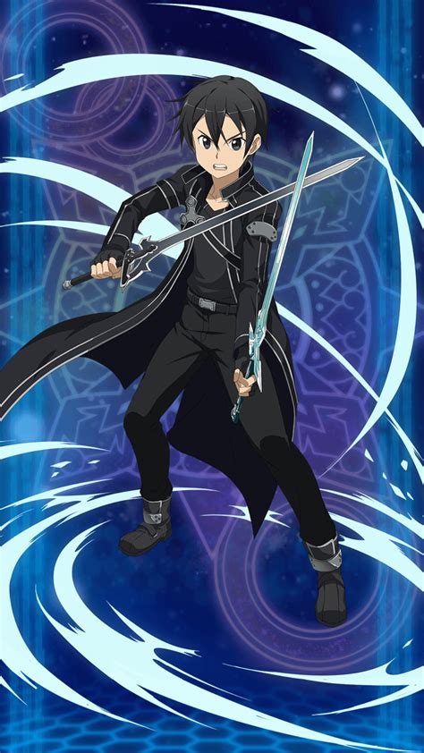 Kirito Sao Memory Defrag Aincrad | Dibujos de anime, Personajes de ...