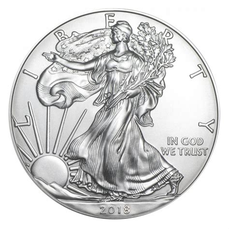 2018 American Silver Eagle Coin | Lowest Price Guarantee Silver Eagle Coins, Silver Bullion ...