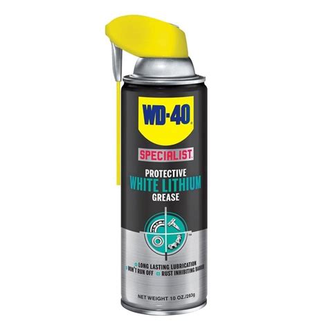WD40 white lithium spray grease from Direct Car Parts