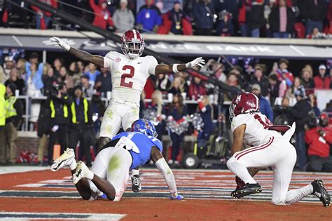 The evening Alabama defense stood tall, saved innocent goalposts - al.com