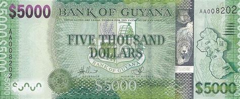 Guyana 5000 Dollars - Foreign Currency