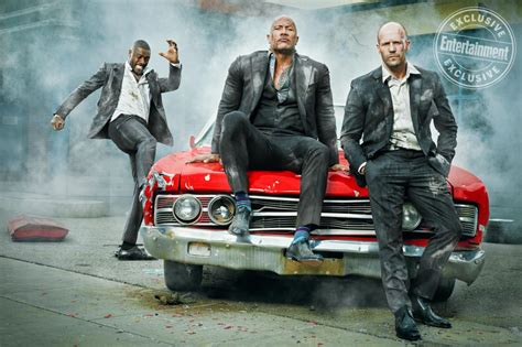 Hobbs and Shaw - Entertainment Weekly Photoshoot - Idris Elba, Dwayne Johnson, and Jason Statham ...